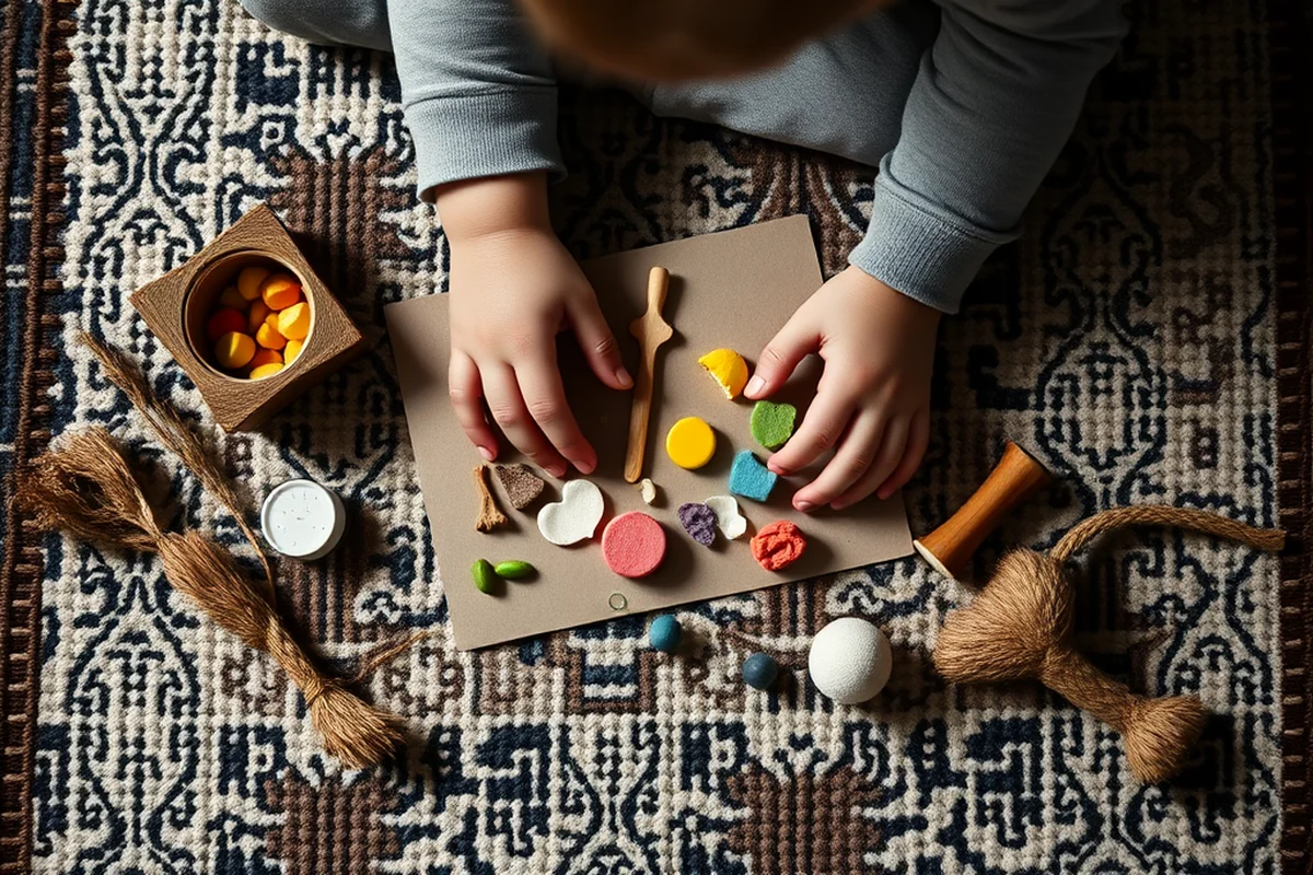 toddler nature art ideas guide — Toddler Nature Art Ideas Guide (the finished result)