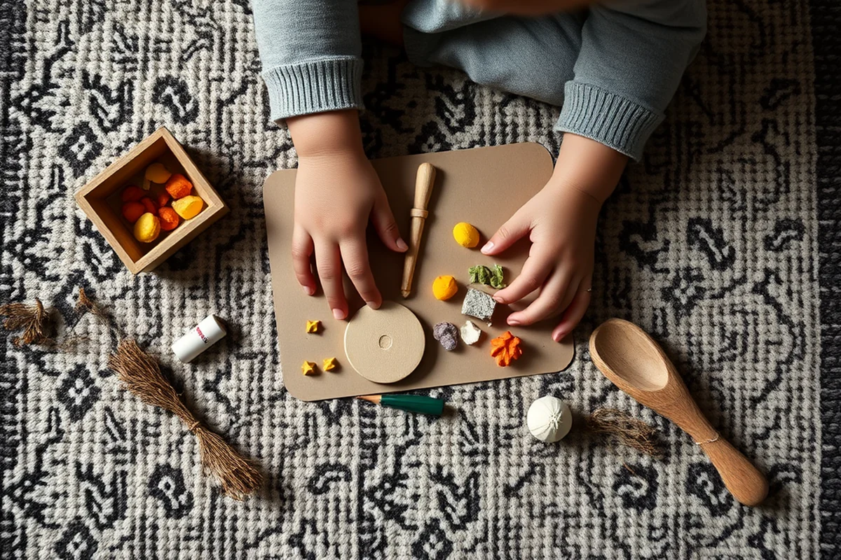 top toddler nature art activities — Top Toddler Nature Art Activities (the finished result)